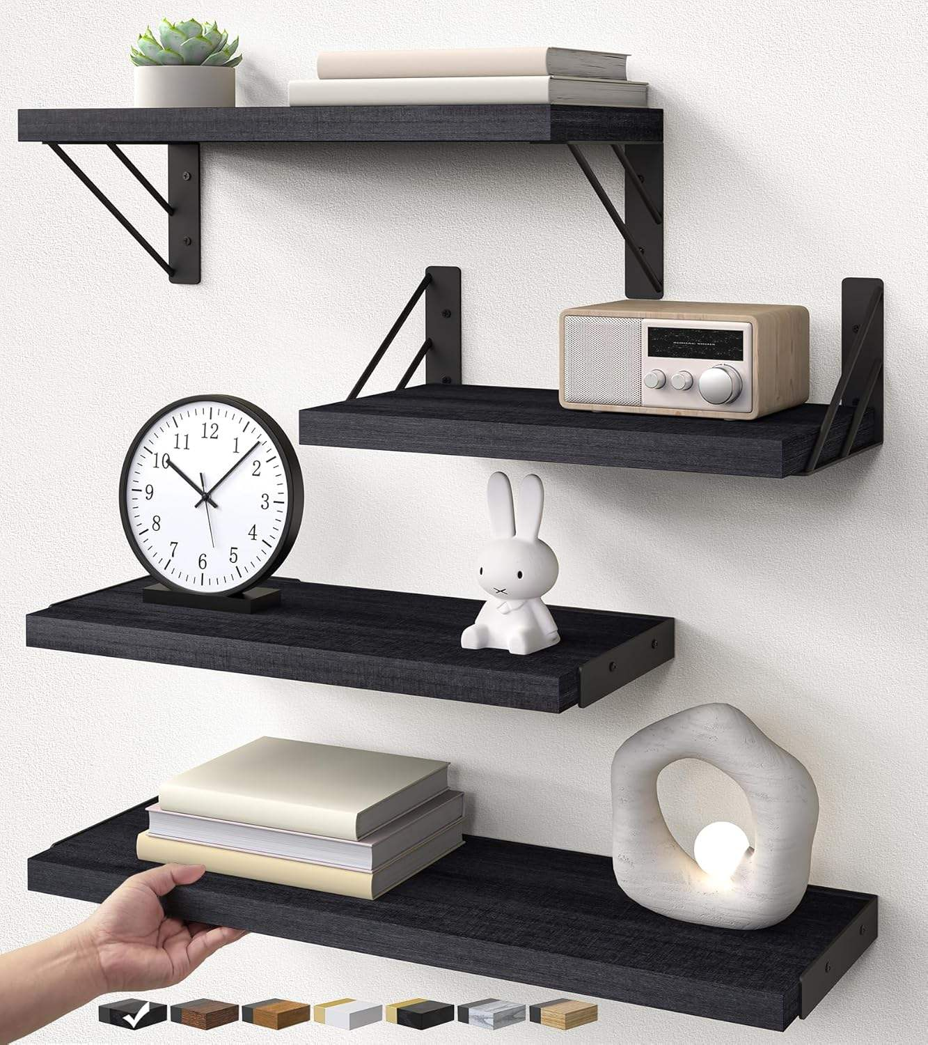 Wall mounted shelf