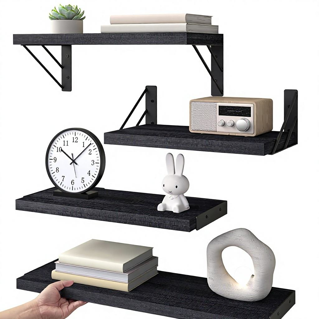 Wall mounted shelf