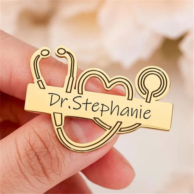 Custom Wholesale Metal Name Tags