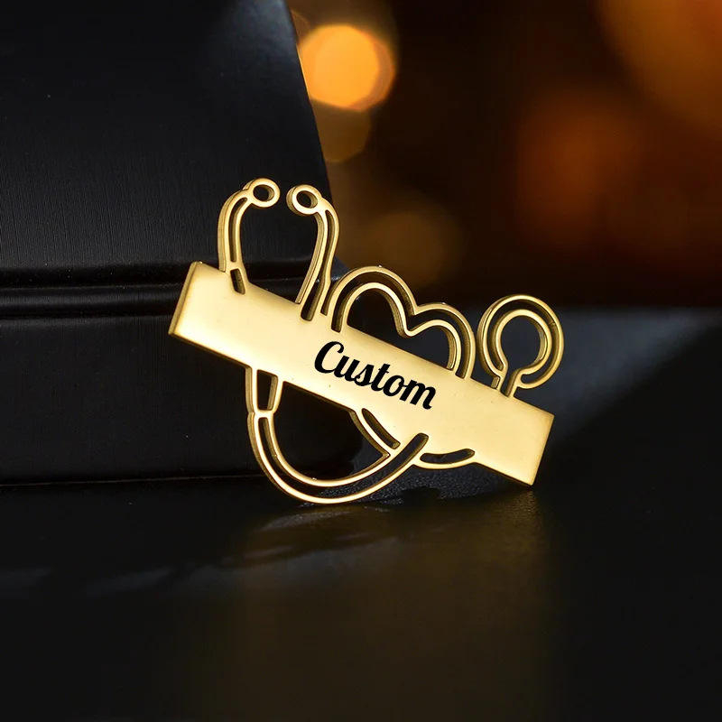 Custom Wholesale Metal Name Tags