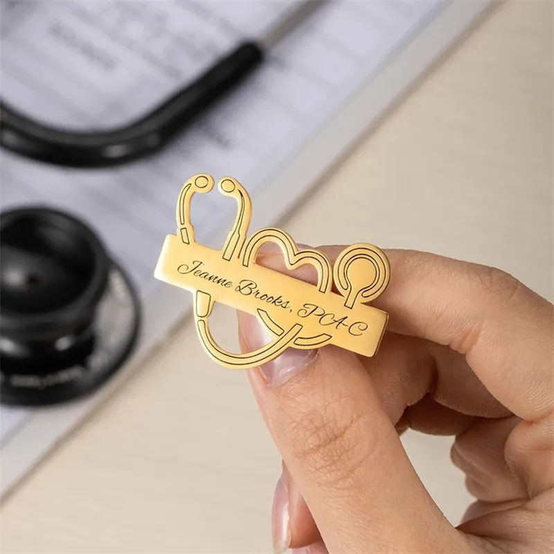 Custom Wholesale Metal Name Tags