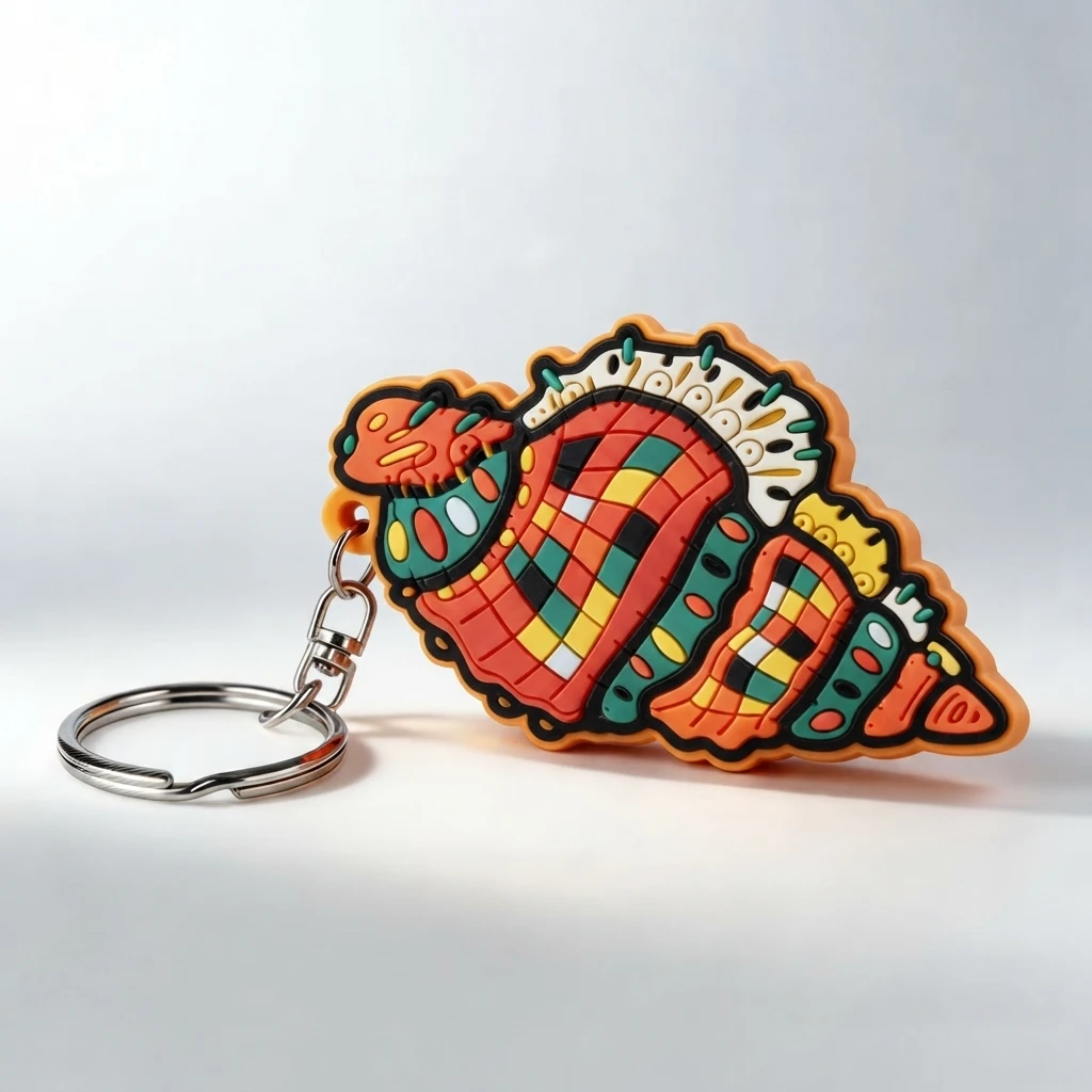 Personalized Soft Rubber Keychain