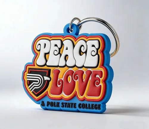 Personalized Soft Rubber Keychain