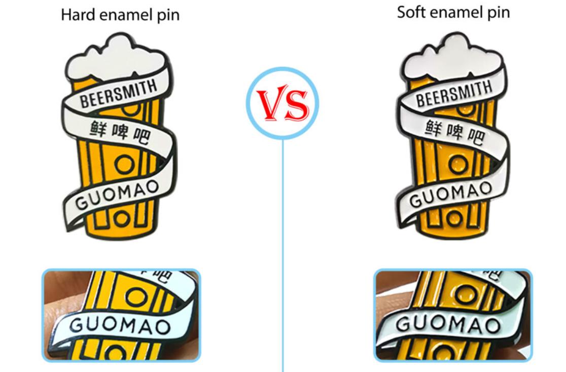 How to Choose Between Soft Enamel Pins and Hard Enamel Pins