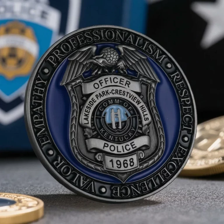 police honor guard challenge coins