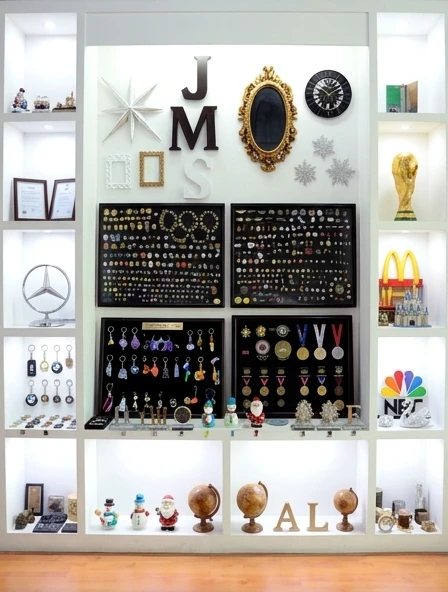 Gold Valley Industrial Limited custom metal crafts showroom and manufacturing samples in Dongguan