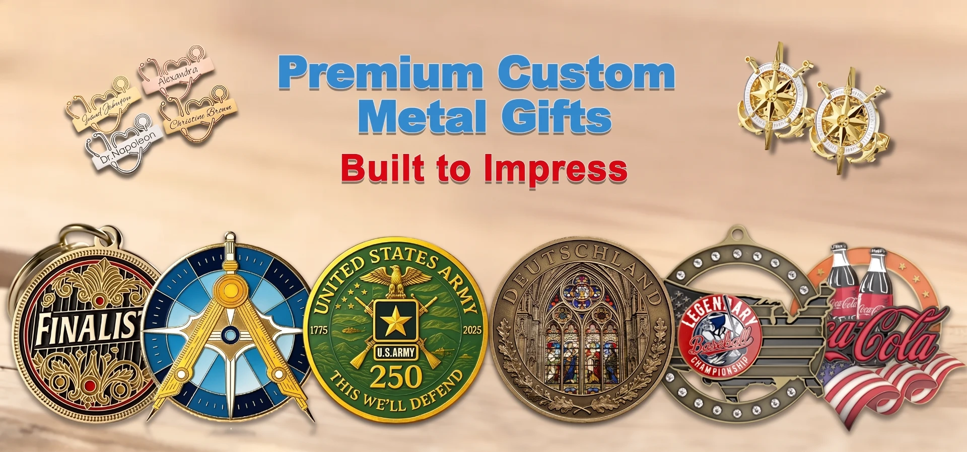 premium custom metal gifts
