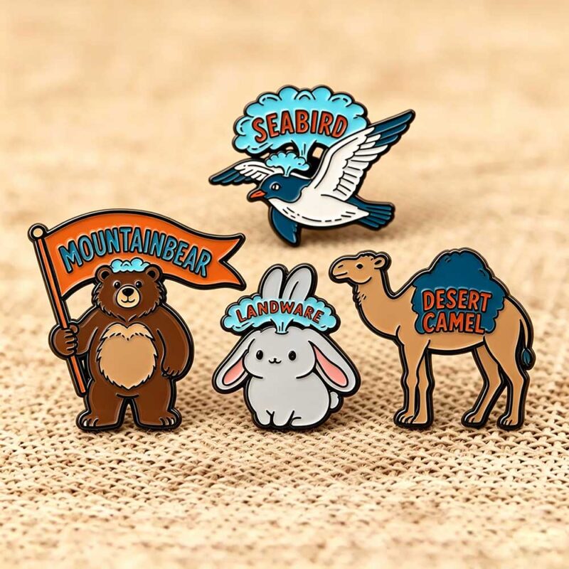 enamel animal pin