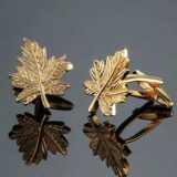 personalized gold cufflinks