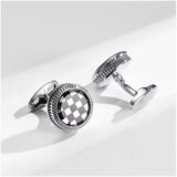 silver plated cufflinks